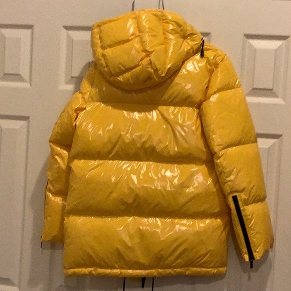 Michael Kors Bubble Jacket, Golden Yellow with hood - Picture 5 of 6